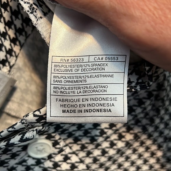 Nike Golf Black & White Houndstooth Shorts 8 Medium - Picture 7 of 7